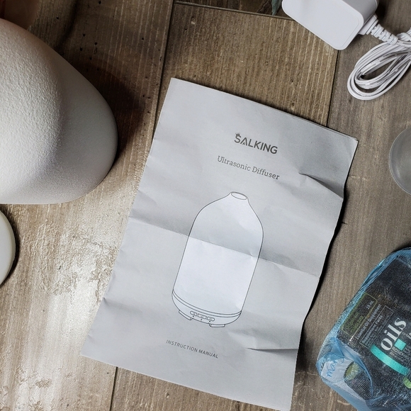 Salking Ultrasonic Diffuser and 6pc artnaturals Essential Oils Bundle EUC - Picture 14 of 14